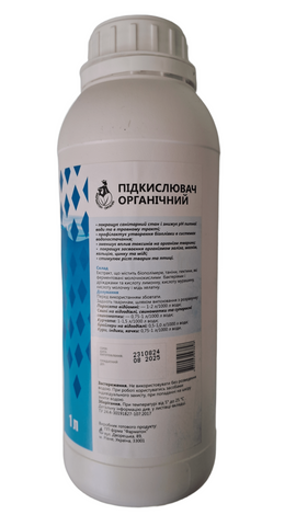 Підкислювач органічний, 1 л 000030 фото