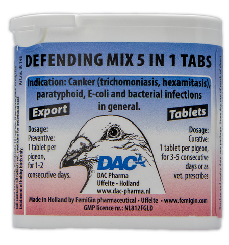 Defending Mix 5in1 DAC (Дефендинг Микс 5в1), 50 таб 000089 фото